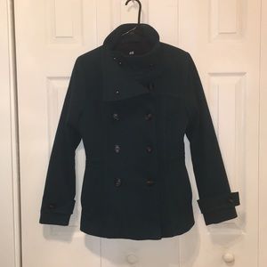 Dark Emerald Green Peacoat